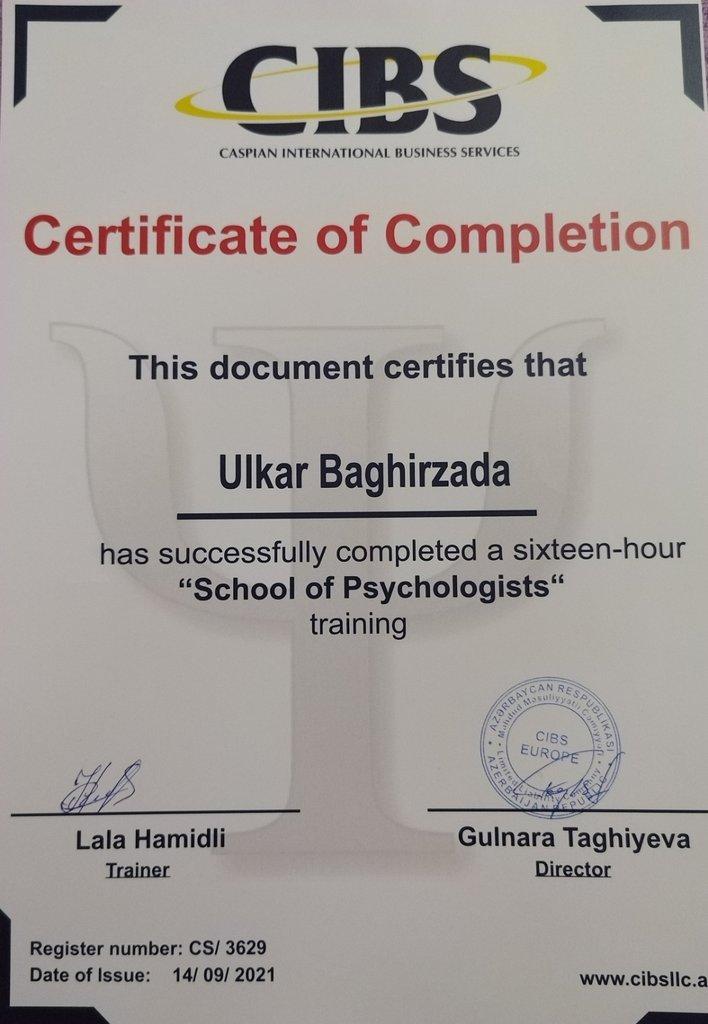 Sertifikatlar certificate