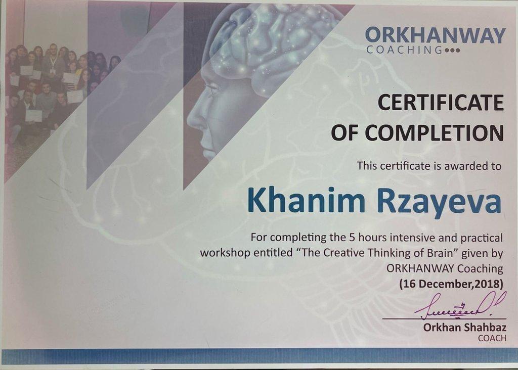 Sertifikatlar certificate