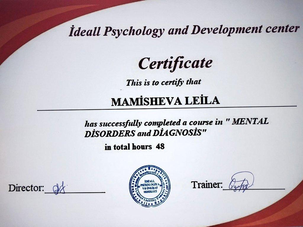 Sertifikatlar certificate