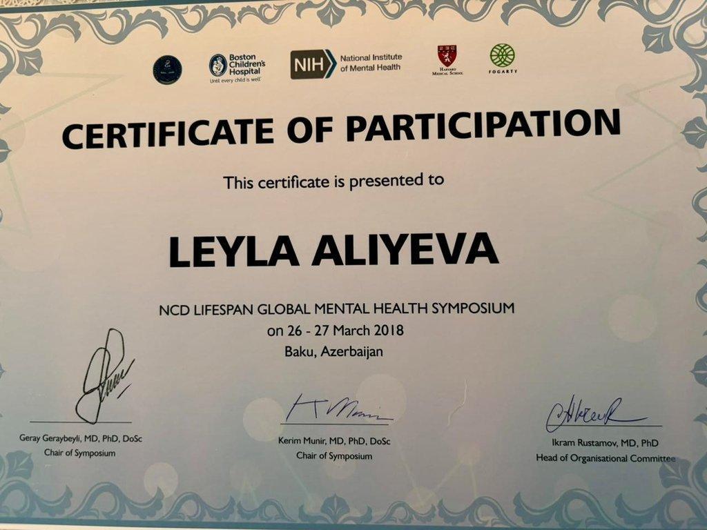 Sertifikatlar certificate