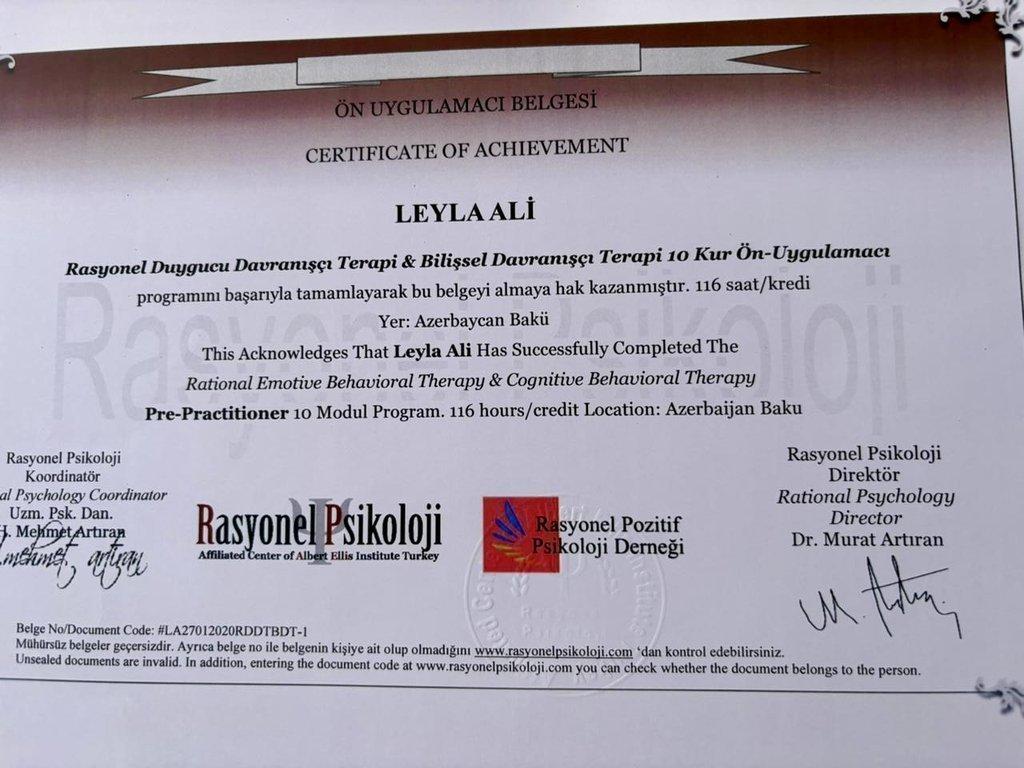 Sertifikatlar certificate